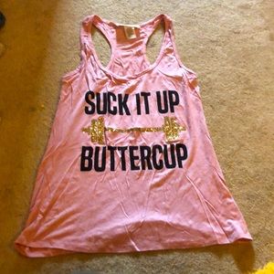 Medium pink tank top